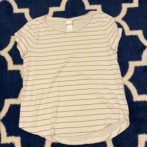 h&m striped top